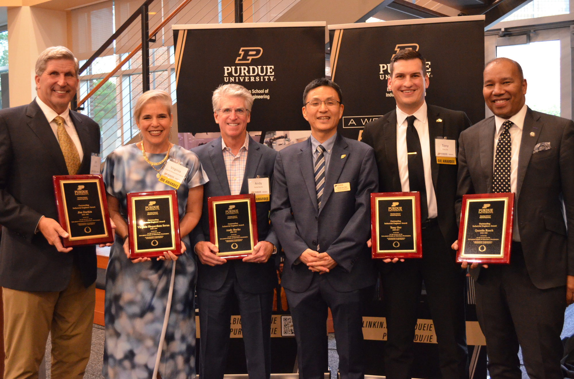 The 2026 recipients posing with Dr. Son